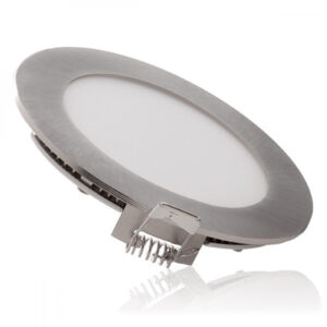 Painel LED 6W 600Lm 6000ºK Circular Níquel Acetinado 50.000H [GL-CL-R6N-CW]