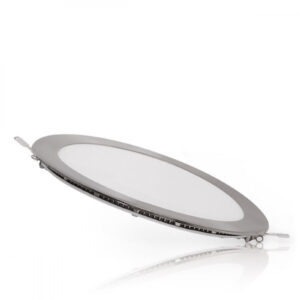 Painel LED 12W 1200Lm 6000ºK Circular Níquel Acetinado 50.000H [GL-CL-R12N-CW]